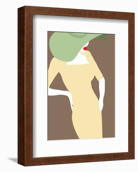 Lady No. 19-Sean Salvadori-Framed Art Print