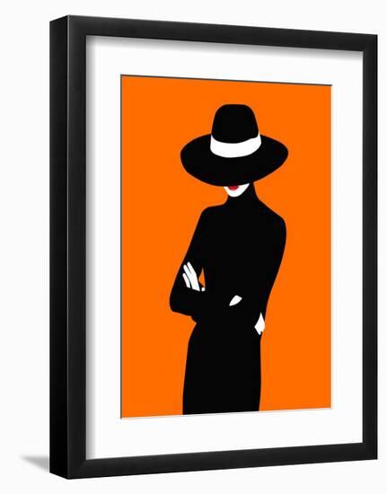 Lady No. 1-Sean Salvadori-Framed Art Print