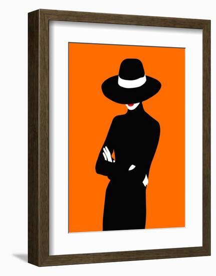 Lady No. 1-Sean Salvadori-Framed Art Print