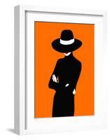 Lady No. 1-Sean Salvadori-Framed Art Print