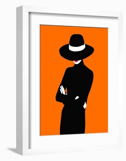 Lady No. 1-Sean Salvadori-Framed Art Print