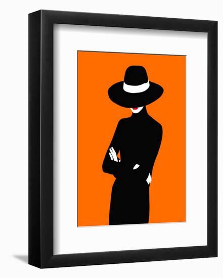 Lady No. 1-Sean Salvadori-Framed Art Print