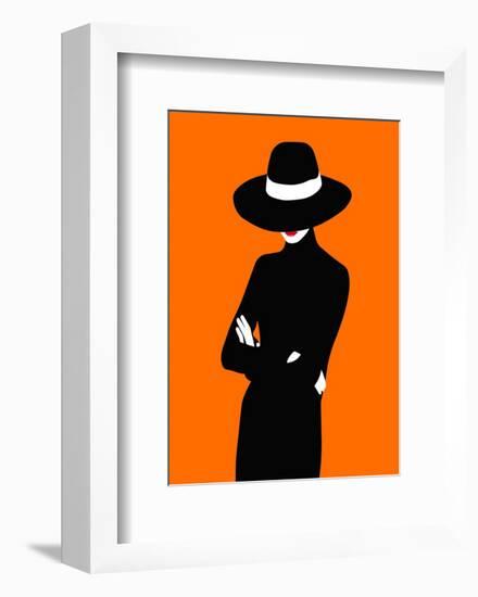 Lady No. 1-Sean Salvadori-Framed Art Print