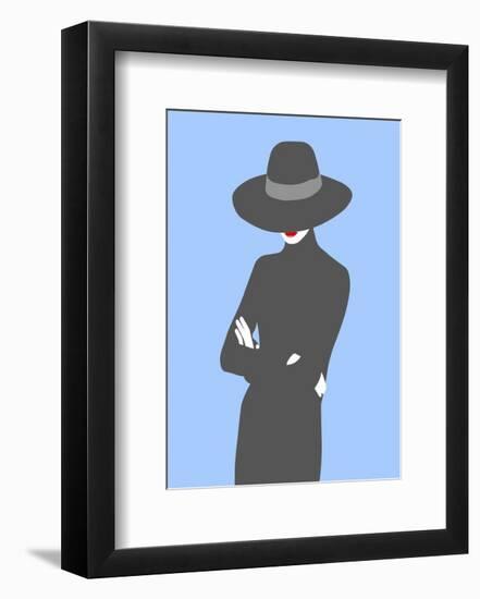 Lady No. 2-Sean Salvadori-Framed Art Print