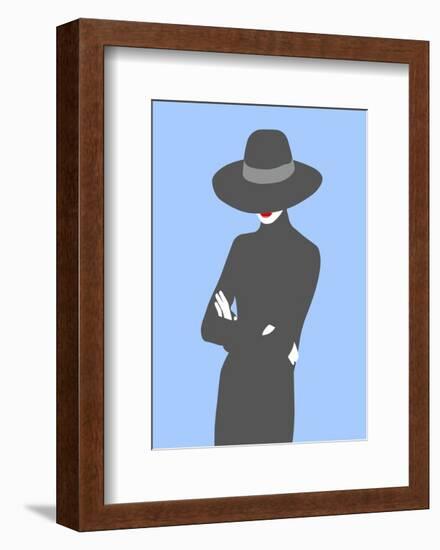 Lady No. 2-Sean Salvadori-Framed Art Print