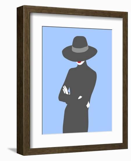 Lady No. 2-Sean Salvadori-Framed Art Print