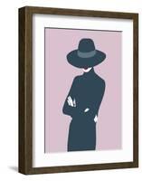 Lady No. 3-Sean Salvadori-Framed Art Print