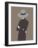 Lady No. 4-Sean Salvadori-Framed Art Print