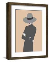 Lady No. 5-Sean Salvadori-Framed Art Print