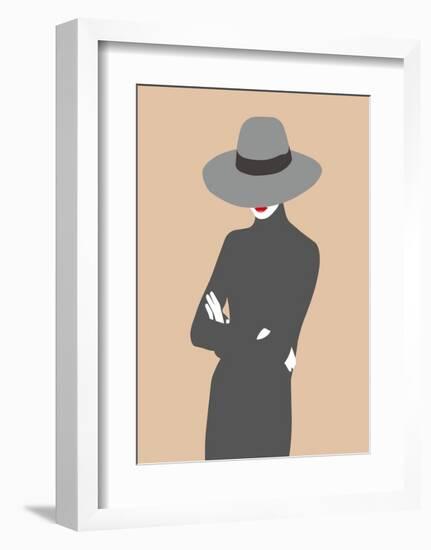 Lady No. 5-Sean Salvadori-Framed Art Print