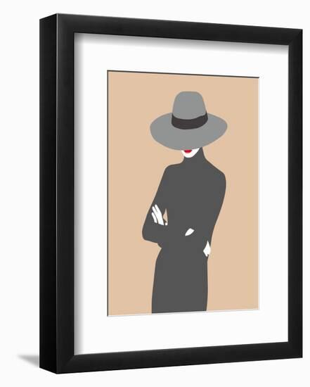 Lady No. 5-Sean Salvadori-Framed Art Print