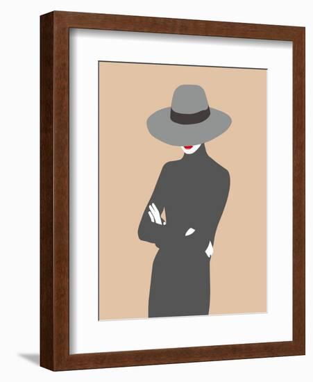 Lady No. 5-Sean Salvadori-Framed Art Print