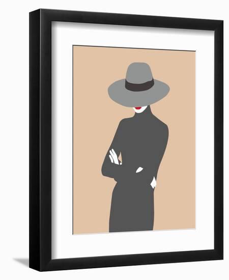 Lady No. 5-Sean Salvadori-Framed Art Print