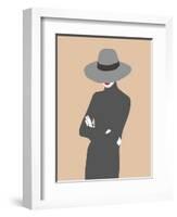 Lady No. 5-Sean Salvadori-Framed Art Print