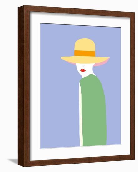 Lady No. 6-Sean Salvadori-Framed Art Print