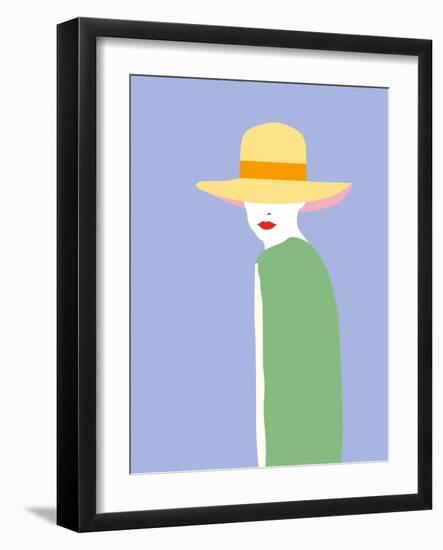 Lady No. 6-Sean Salvadori-Framed Art Print