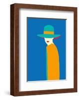 Lady No. 7-Sean Salvadori-Framed Art Print