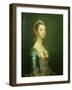 Lady North in a Blue and White Dress, 1757-Sir Joshua Reynolds-Framed Giclee Print