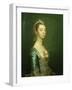 Lady North in a Blue and White Dress, 1757-Sir Joshua Reynolds-Framed Giclee Print