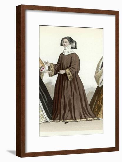 Lady of 1525-Marie Denne-Banon Challamel-Framed Art Print