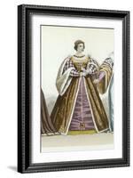 Lady of 1530-Marie Denne-Banon Challamel-Framed Art Print