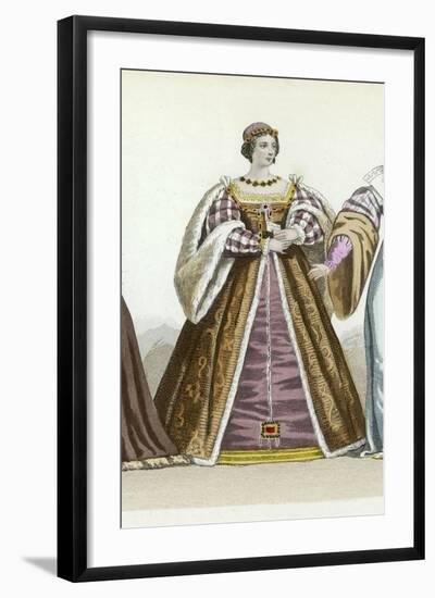 Lady of 1530-Marie Denne-Banon Challamel-Framed Art Print