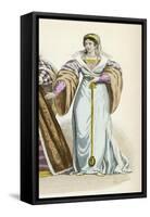 Lady of 1540-Marie Denne-Banon Challamel-Framed Stretched Canvas