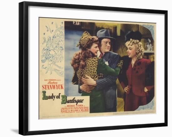 Lady of Burlesque, 1943-null-Framed Art Print