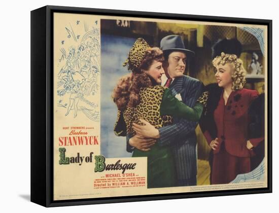 Lady of Burlesque, 1943-null-Framed Stretched Canvas