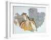 Lady of Court, Fresco from Mycenae Palace-null-Framed Giclee Print