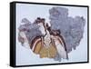 Lady of Court, Fresco from Mycenae Palace-null-Framed Stretched Canvas