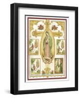 Lady Of Guadalupe-Unknown Barzone-Framed Art Print