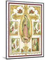 Lady Of Guadalupe-Unknown Barzone-Mounted Art Print