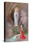 Lady of Lourdes Bernadette-Christo Monti-Stretched Canvas