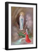 Lady of Lourdes Bernadette-Christo Monti-Framed Giclee Print