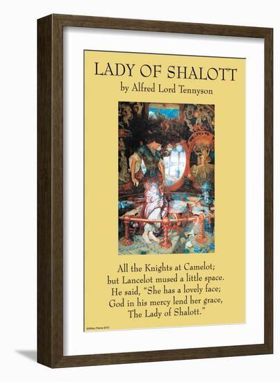 Lady of Shalott-null-Framed Art Print