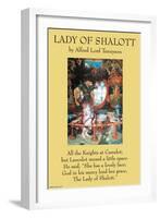 Lady of Shalott-null-Framed Art Print