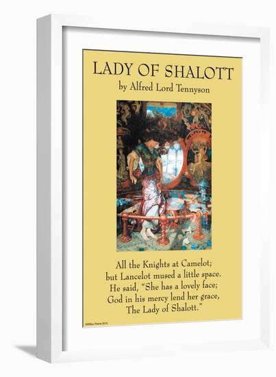 Lady of Shalott-null-Framed Art Print