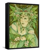 Lady of Spring-Linda Ravenscroft-Framed Stretched Canvas