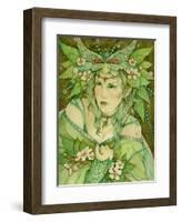 Lady of Spring-Linda Ravenscroft-Framed Giclee Print