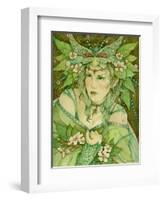 Lady of Spring-Linda Ravenscroft-Framed Giclee Print