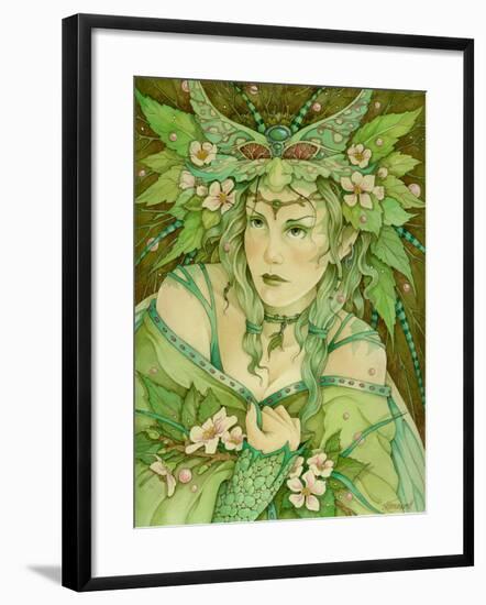 Lady of Spring-Linda Ravenscroft-Framed Giclee Print