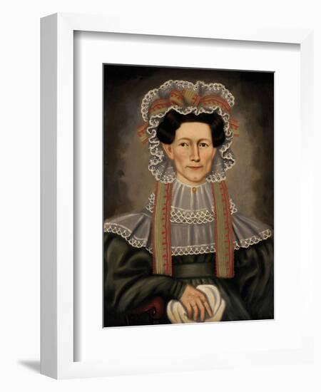 Lady of Squire Williams House, ca. 1829-Erastus Salisbury Field-Framed Giclee Print