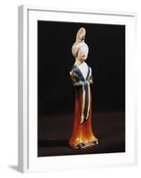 Lady of the Court, Ceramic Figurine, Tang Dynasty, 618-907, Chinese Civilization-null-Framed Giclee Print