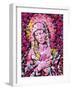 Lady of the Fake Flowers, 2022, (Ai/Digital)-Trygve Skogrand-Framed Giclee Print