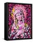 Lady of the Fake Flowers, 2022, (Ai/Digital)-Trygve Skogrand-Framed Stretched Canvas