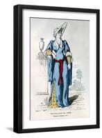 Lady of the Manor of the Time of Charles VIII of France, 1498-Petit-Framed Giclee Print