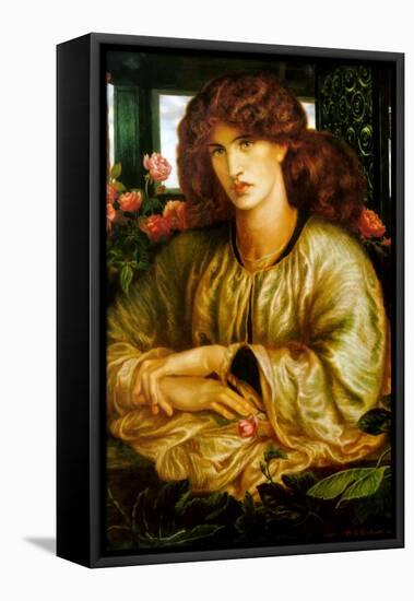 Lady of the Window; La Donna Della Finestra-Dante Gabriel Rossetti-Framed Stretched Canvas