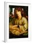 Lady of the Window; La Donna Della Finestra-Dante Gabriel Rossetti-Framed Art Print