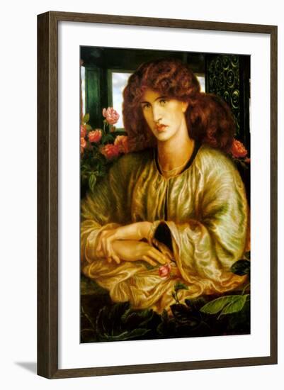 Lady of the Window; La Donna Della Finestra-Dante Gabriel Rossetti-Framed Art Print